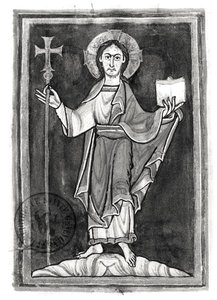 Christ, from a Benedictional by French School